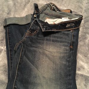 American eagle boy crop jeans size 00